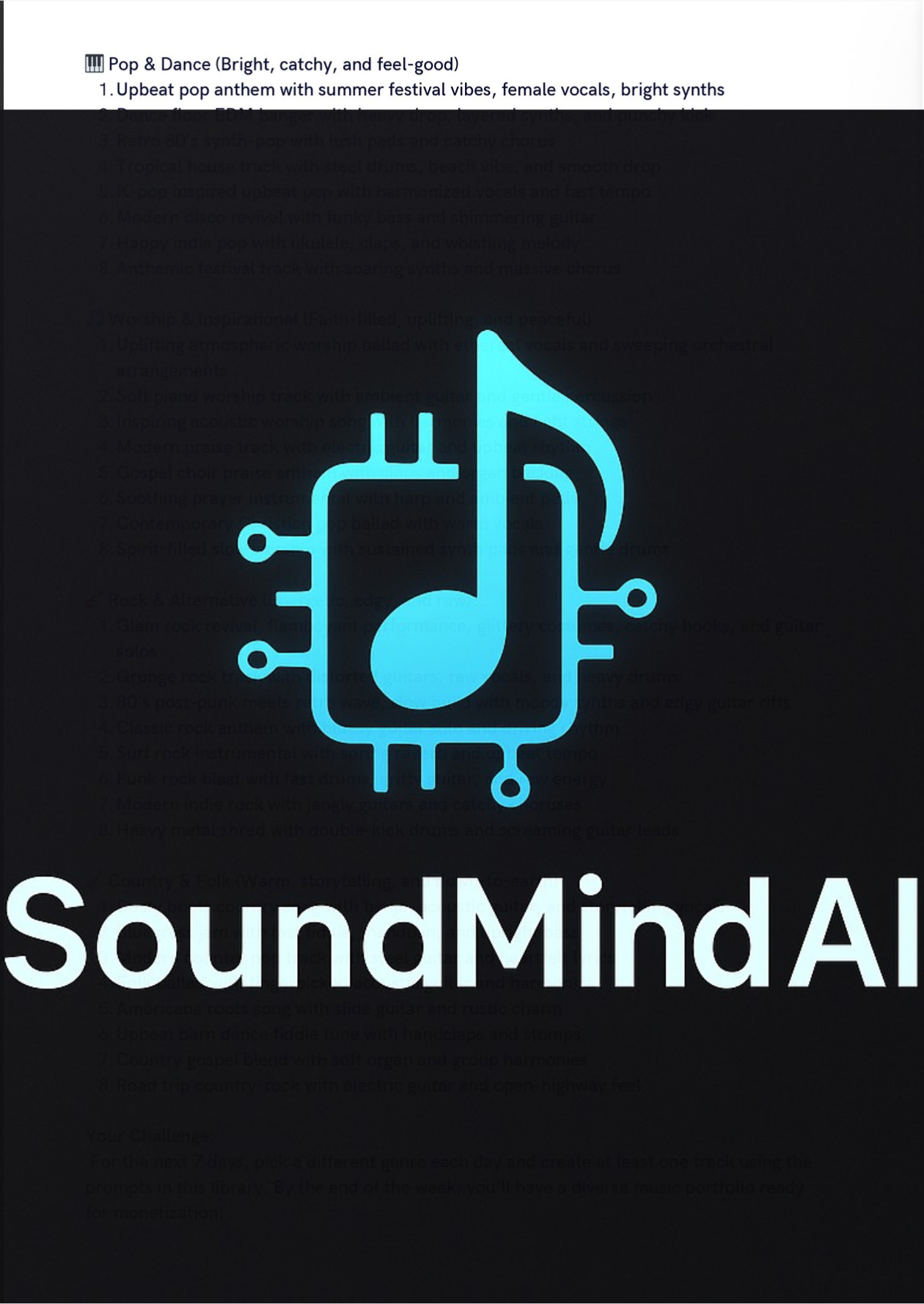 AI Music Guide: Step-by-Step Tutorial + 70 Ready-to-Use Prompts