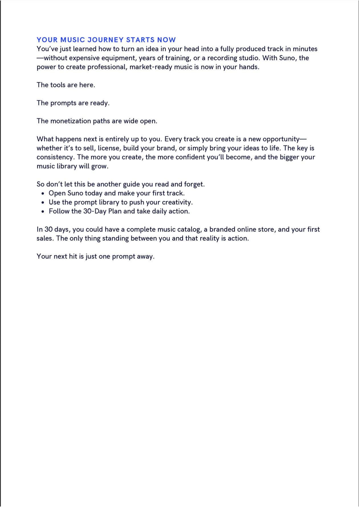 AI Music Guide: Step-by-Step Tutorial + 70 Ready-to-Use Prompts